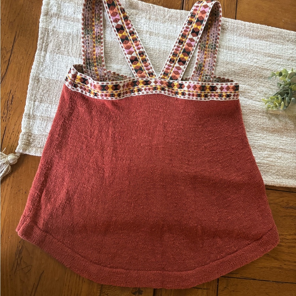 Madewell Cropped Embellished Tank Top